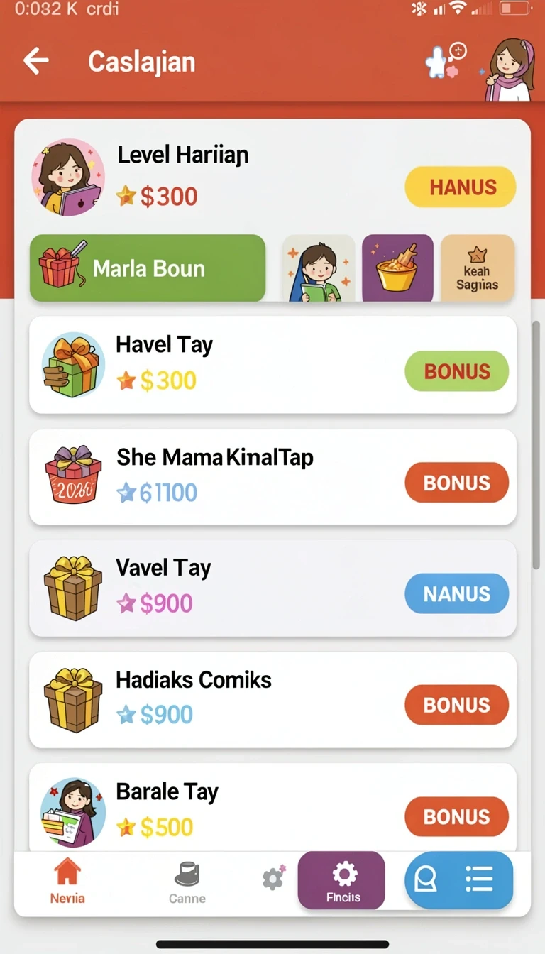 Beragam pilihan permainan menarik dalam aplikasi Cara Update Aplikasi d200m ke Versi Terbaru.