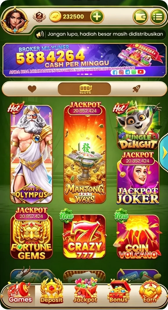 Beragam pilihan permainan menarik dalam aplikasi Download turbo78 APK Terbaru untuk HP Android.
