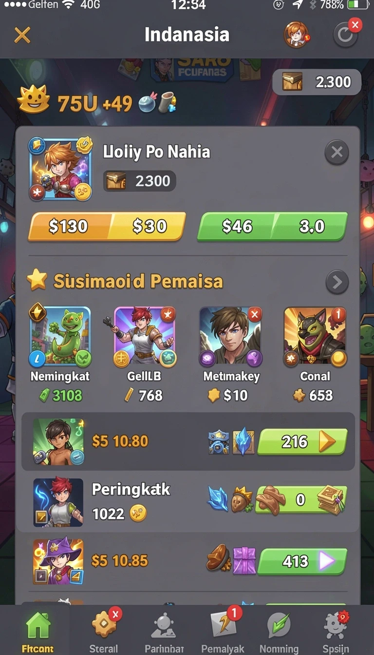 Beragam pilihan permainan menarik dalam aplikasi iya777 App: Info, Rating, dan Link Download.