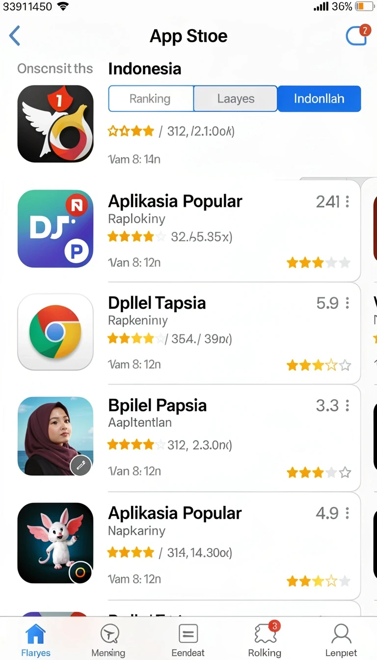 Beragam pilihan permainan menarik dalam aplikasi Cara Download dan Instal ind89 di Android.