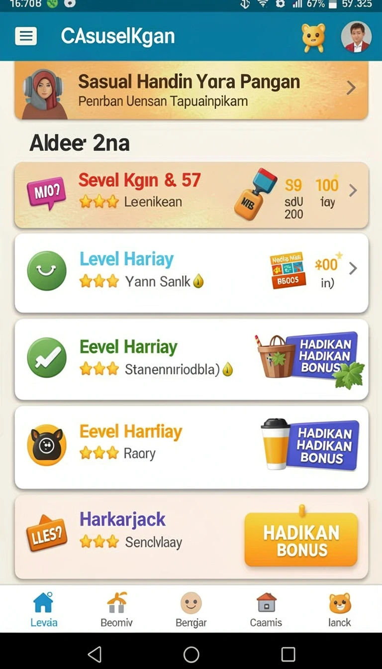 Beragam pilihan permainan menarik dalam aplikasi 567luck Versi Terbaru untuk Android Tanpa Ribet.